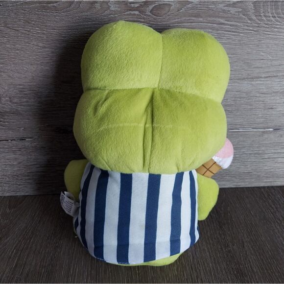 Sanrio Keroppi Frog with Ice Cream Stuffed Animal 🐸🍦 11" - Picture 3 of 7